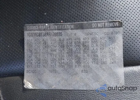 2010 Chevrolet Tahoe Lt из США, поврежденный, VIN 1GNMCBE38AR120835